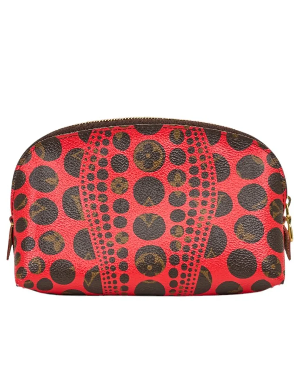 Louis Vuitton Monogram Kusama Dots Red Cosmetic Pouch